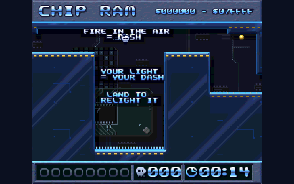 An air dash through the opening challenges.