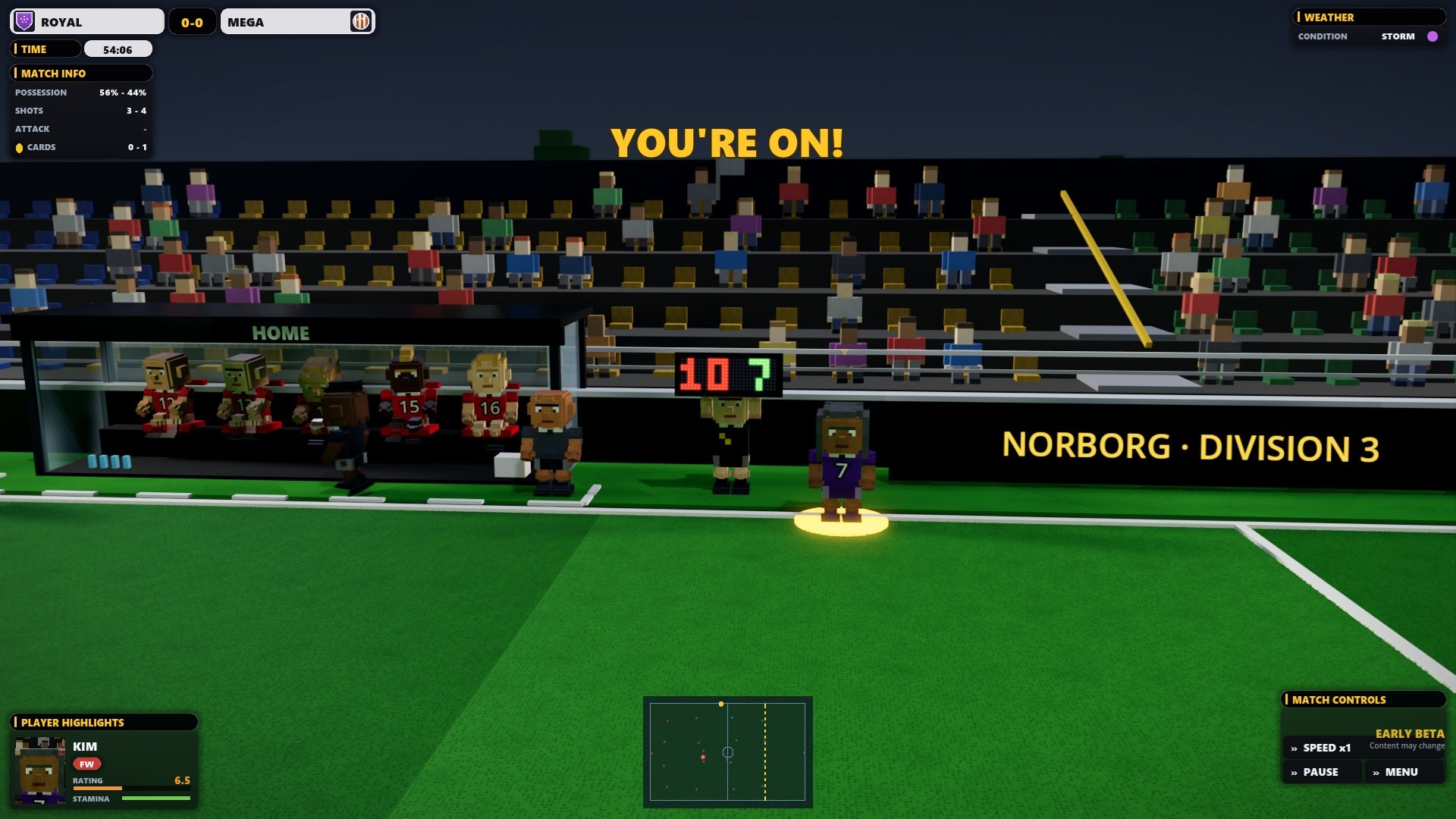 Bit Footballer screenshot 1